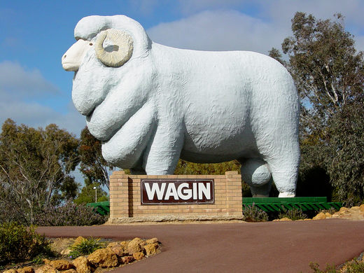 The Giant Ram, Wagin - Country Airstrips Australia