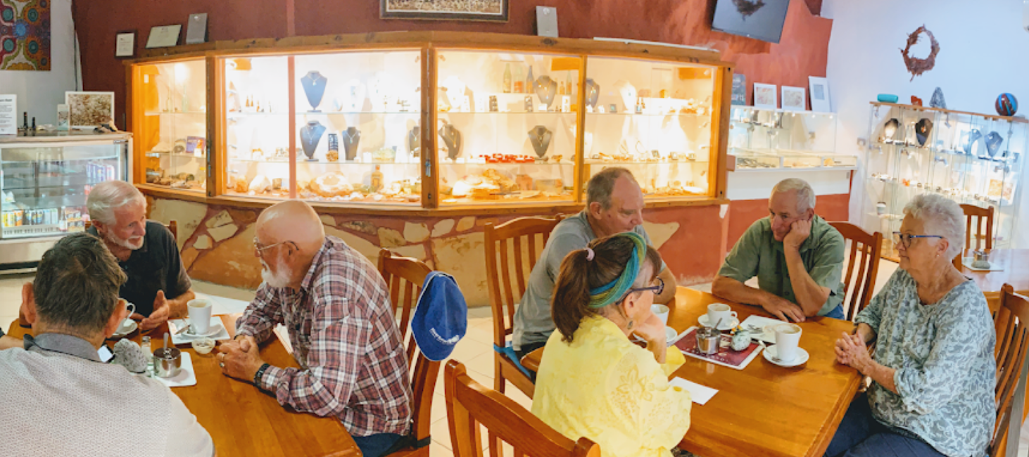 Dining in White Cliffs Country Airstrips Australia