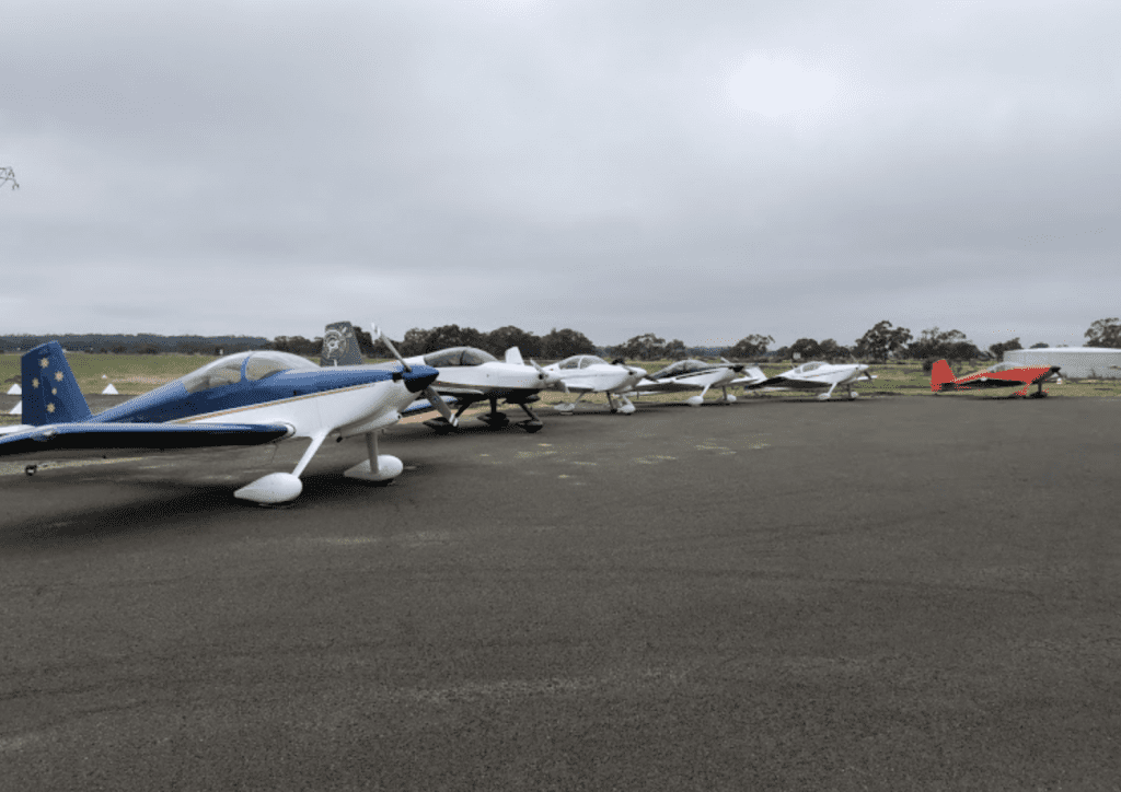Aircraft on the ground at Hay