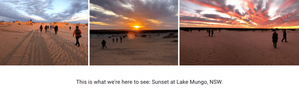 Sunset at Mungo