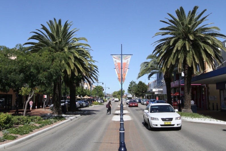 Taree New South Wales, on the banks of the Manning River.