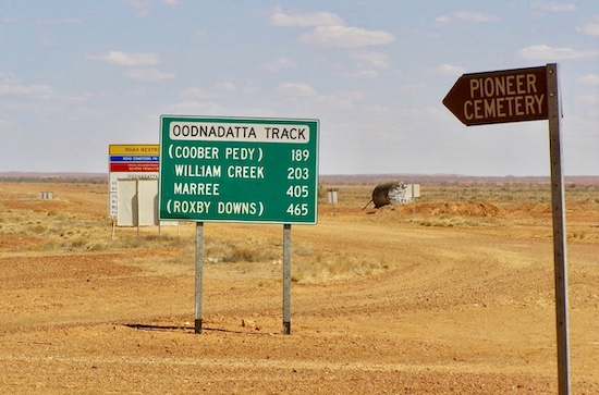 The Famous Oodnadatta Track.