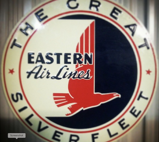 Eastern airlines logo,1972.