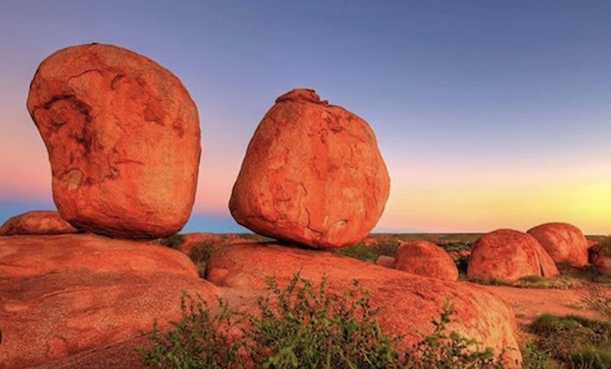 The Devils Marbles, Tennant Creek, Northern Territory. Country Airstrips Australia
