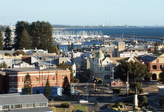 The port city of Fremantle WA. Country Airstrips Australia.