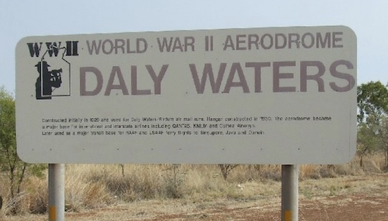 Australia's abandoned airstrips:  Daly Waters Historic WW2 Aerodrome NT. Country Airstrips Australia.