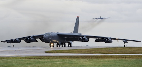 The Boeing B-52 Stratofortress - similar range and payloads but more agile than the B-36. Country Airstrips Australia.