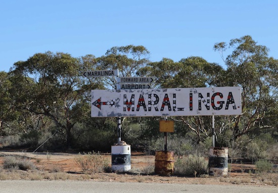 Maralinga is now deserted, but once hosted bombers. Country Airstrips Australia.