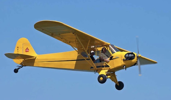The iconic Piper Cub aircraft. Country Airstrips Australia.