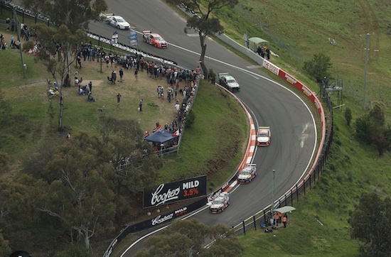 The world-famous Mount Panorama Racetrack Bathurst. Country Airstrips Australia.
