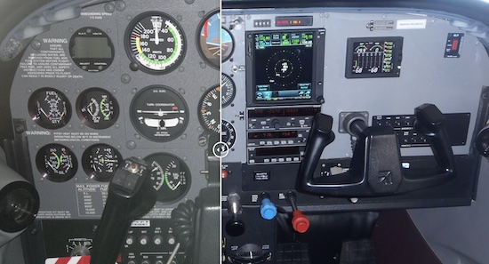 Traditional Aircraft Instruments and being replaced with Glass Cockpit instruments. Country Airstrips Australia.